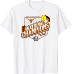 Texas Longhorns Softball National Champs 2025 WCWS White T-Shirt